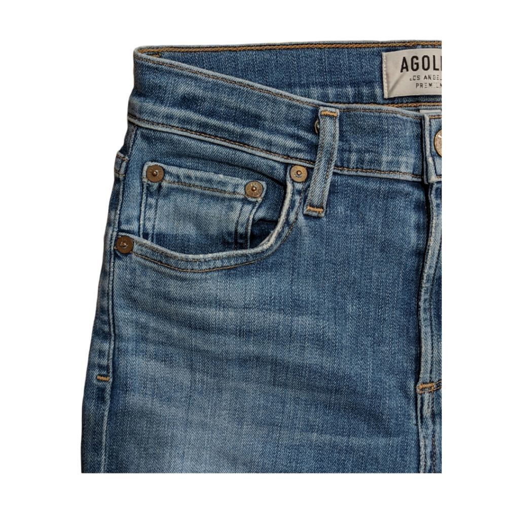 AGOLDE Amour Vert Sophie Crop Jeans Size 25 - Picture 5 of 11